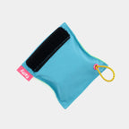 Close-up of the retro teal FattyPack on a plain background