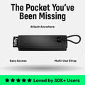 The all-black FattyPack on a plain background