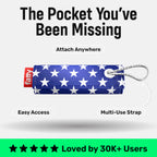 The USA flag FattyPack on a plain background