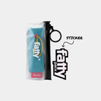 Retro teal FattyPack from a different angle